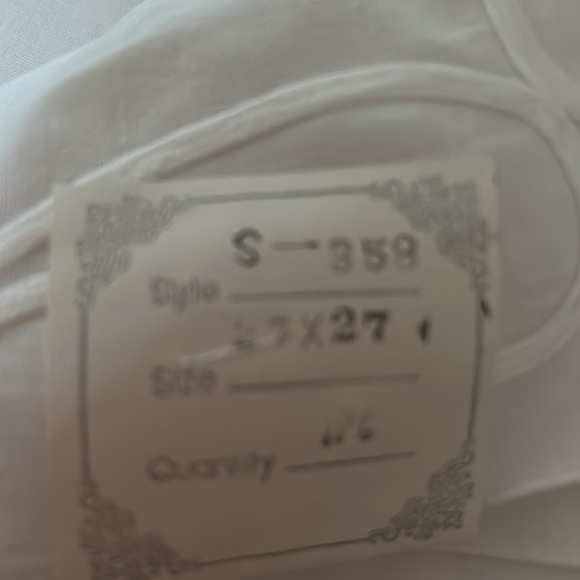 Embroidery NWT 100% Cotton pillow shams - Picture 5 of 5